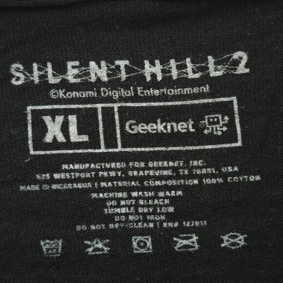 RETRO Silent Hill 2 Video Game T-Shirt Geeknet Men's XL Konami - Picture 3 of 3